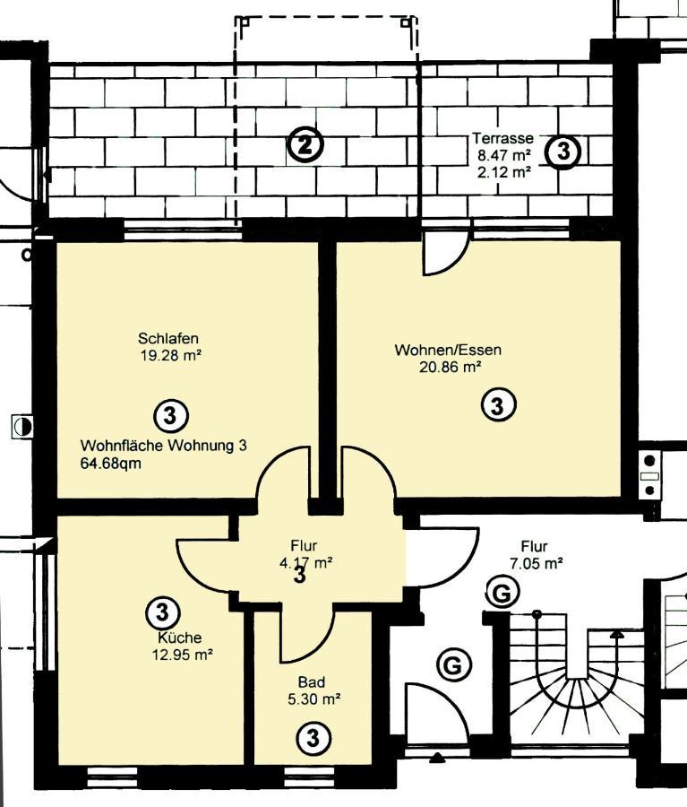 Ferienwohnung Mit Terrasse, Kostenloses Wlan, Parkplatz Bad Oeynhausen Buitenkant foto